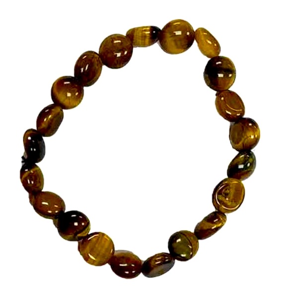 Red Tiger’s eye freeform nugget bracelet - Picture 1 of 5